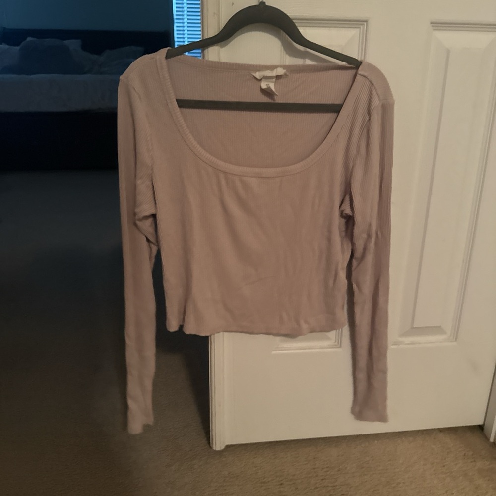Women's Long Sleeve Ribbed Top